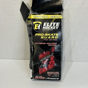 NEW Elite Hockey 700XS Pro Extreme Walking Soaker Skateguards Red Size Large